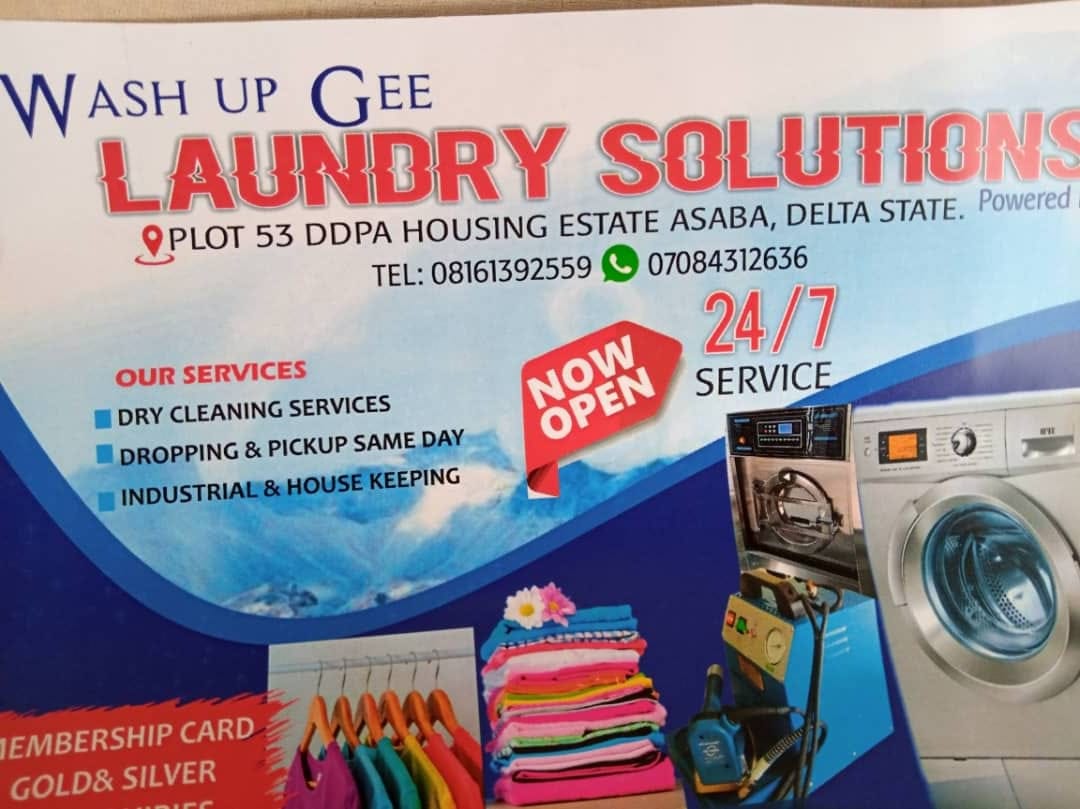 PICK UP SAME DAY DRY CLEANING AND LAUNDRY SERVICES IN ASABA